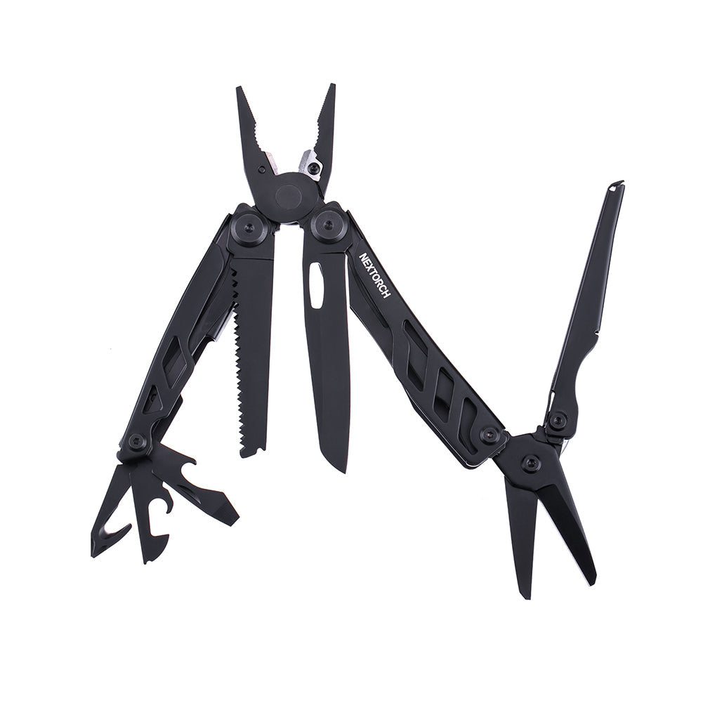 Nextorch MT10 Multi-Tool Replaceable Wire Cutters, Glass Breaker, 16 Functions w/Sheath