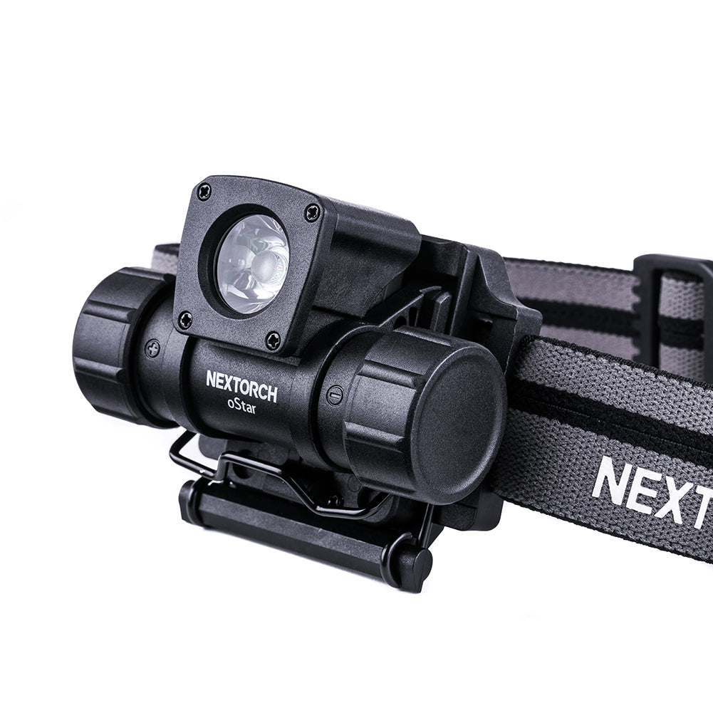 Nextorch oStar Rechargeable Head/Helmet Light, High Performance, Intrinsic Safe, Detachable w/Magnetic Mount