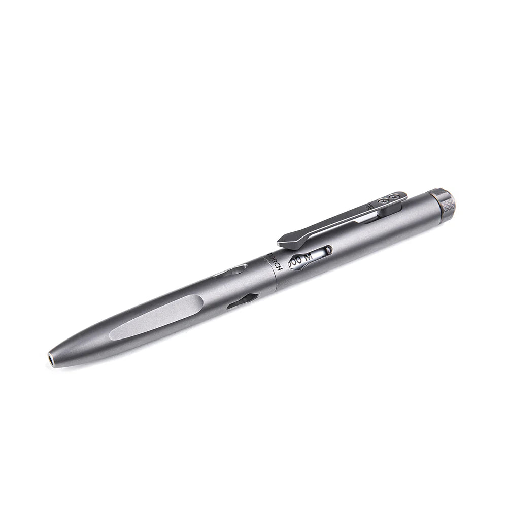 Nextorch Bolt Action Pen, Grade 5 Titanium, Fidget Top - NXNP11Ti image 1
