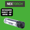 Lampe Multifonction NEXTORCH UT22 - 11 Lumens Blanc, Clignotant Rouge/bleu, 360° Visibilité, IPX4, Rechargeable - Pour Casque, Gilet, Sac - 1