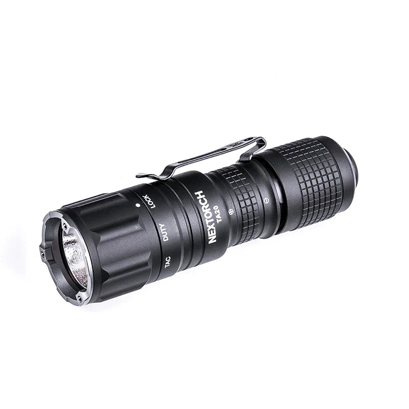 Nextorch Rechargeable Compact Duty Torch, Strobe & Metal Tail Switch