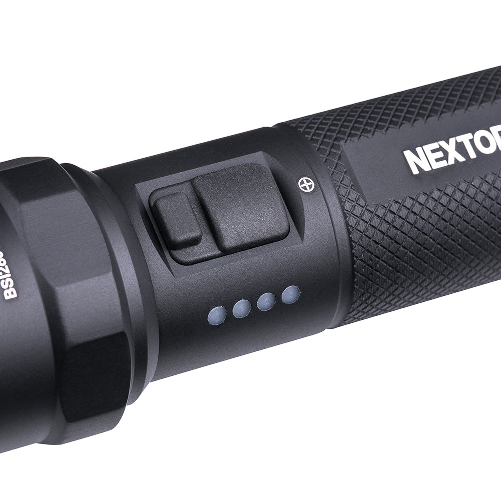 Nextorch P84 Rechargeable Torch, Glass Breaker, Battery Indicator, Turbo Mode, Emergency Signal
