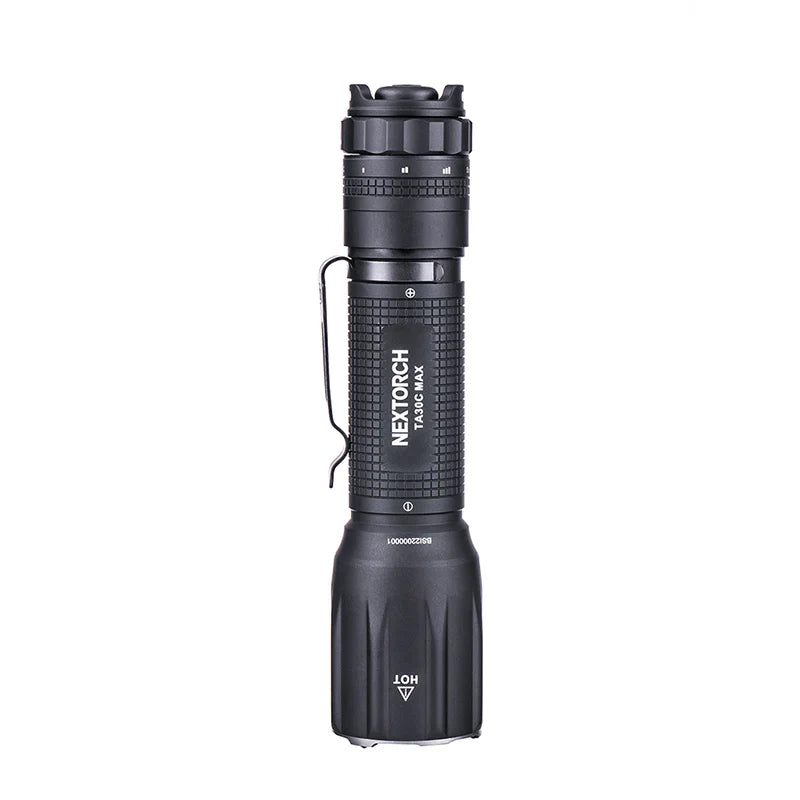 Nextorch TA30CMAX Rechargeable Torch Ultra Bright, Strobe & Metal Tail Switch
