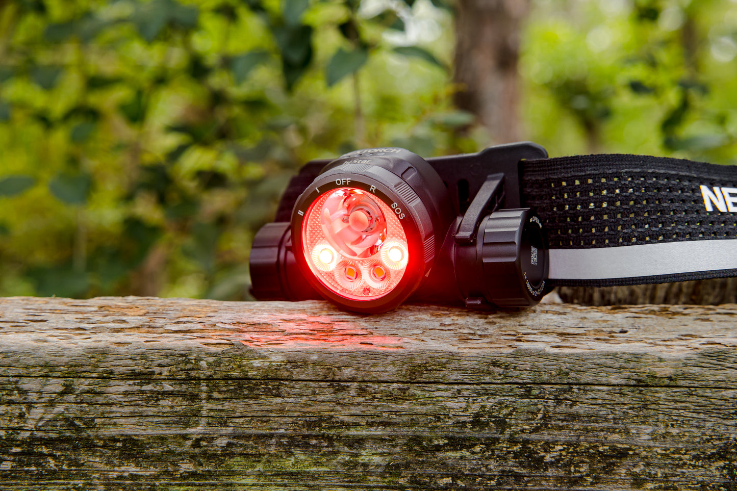 NEXTORCH hiStar 2300 Lumens Headlight, White & Red LED, 18650 + CR123A Battery Compatibility