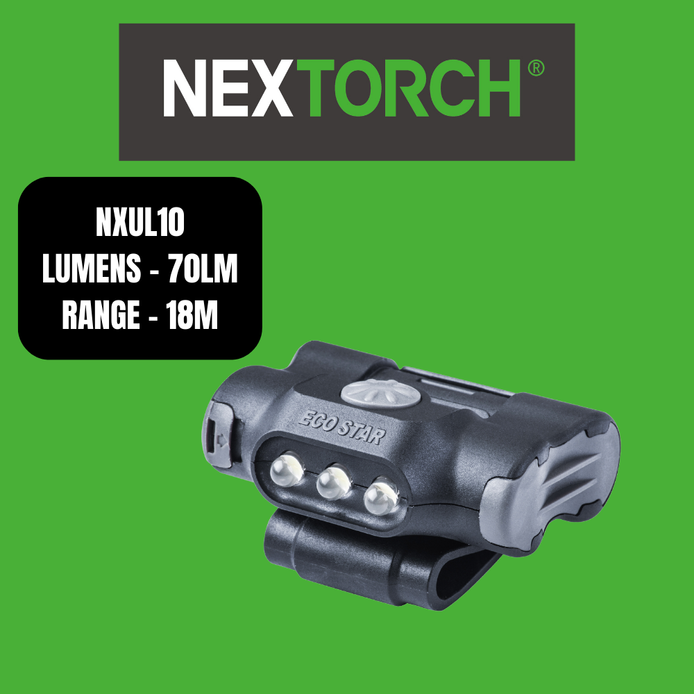 Nextorch UL10 Utility Light Multi-Function, Safety Light, Molle/Cap Clip