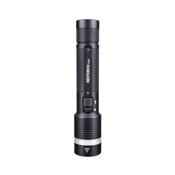 Nextorch C61 Dual‑Beam Flashlight – 3,500 Lumen Spot & 360° Flood with Stepless Dimming