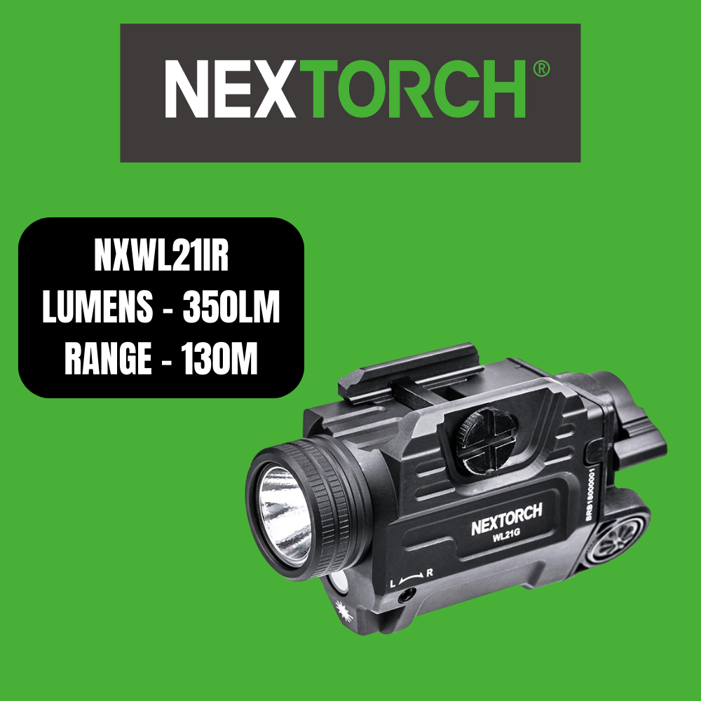 NEXTORCH WL21 Tactical Weapon Light – 650 Lumen LED with IR Laser image 0