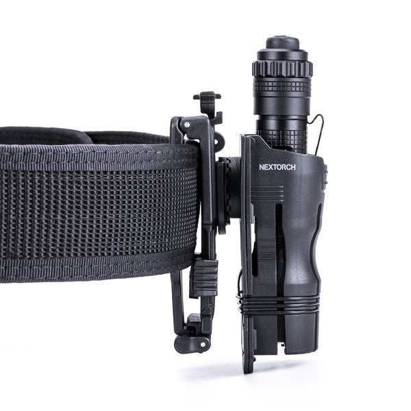 NEXTORCH V61 Flashlight Holster – 360° Rotatable Belt Clip with Width Reduction for TA30, TA15, TA01, and More image 2