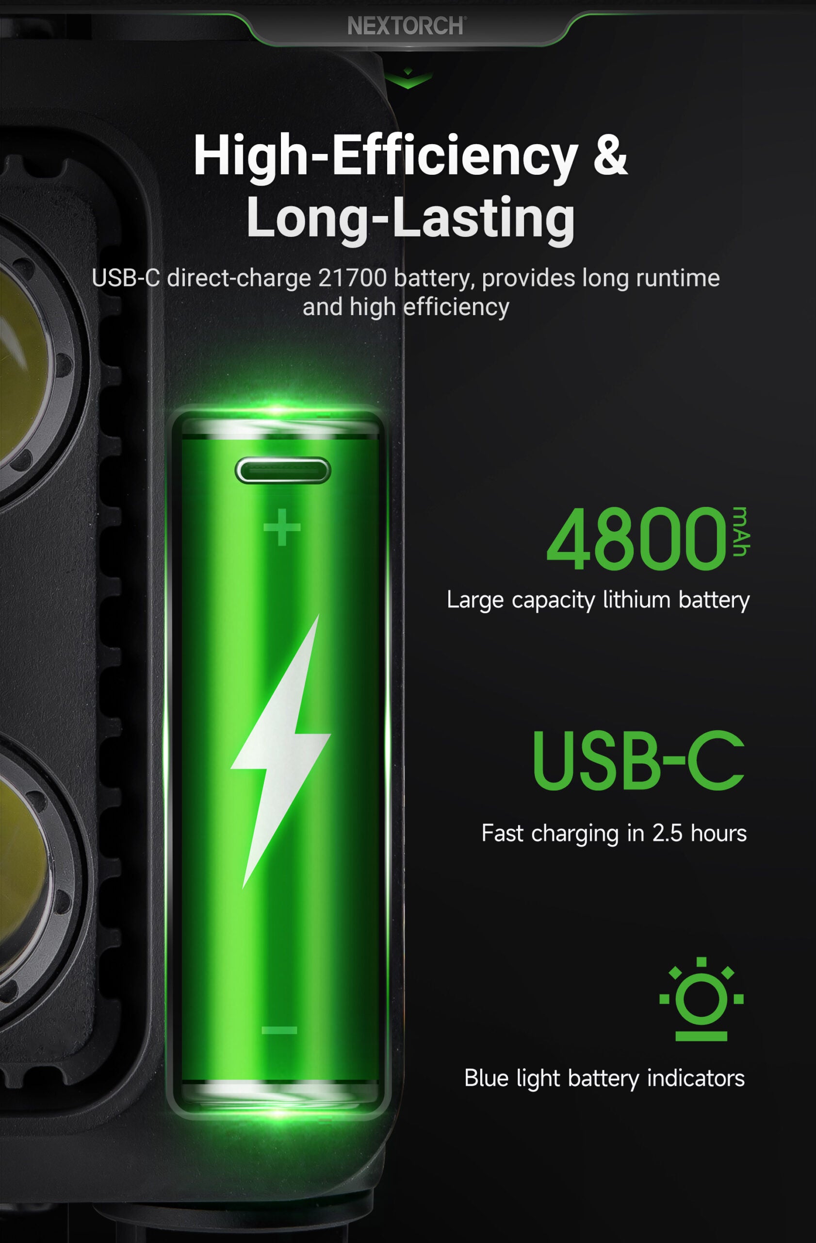 Nextorch P21 4K Focusable Shield Light | High-Powered Tactical LED Flashlight with Adjustable Focus image 3