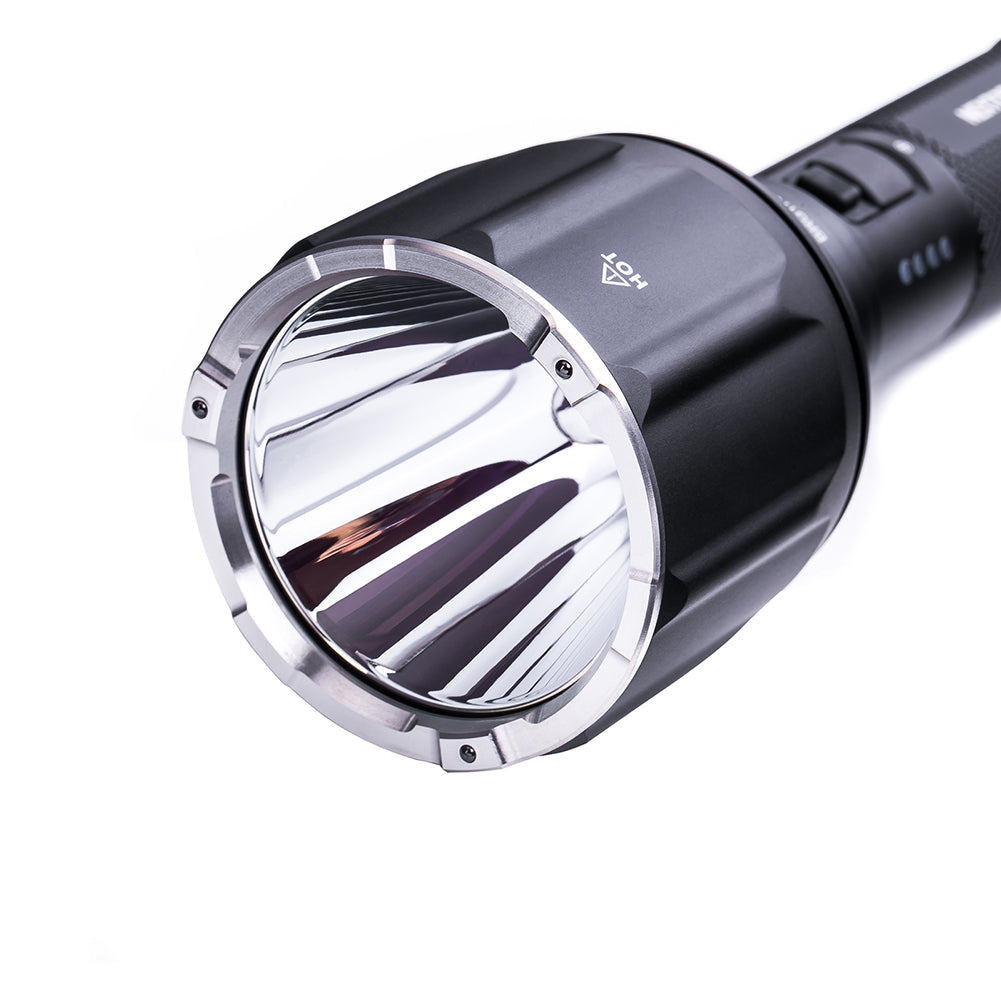 Nextorch P82 Rechargeable Torch Ultra Long Range, Glass Breaker, Battery Indicator, Turbo Mode