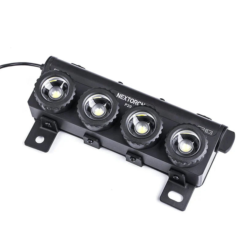 Nextorch P20 4K Gear‑Mounted Focusable Shield Light - CLEARANCE
