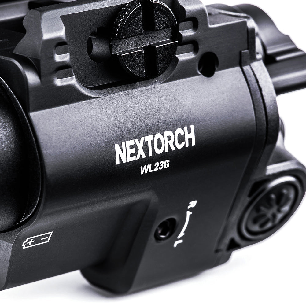 Nextorch WL23 1,300 Lumen Gear‑Mounted Illuminator + Green Laser Module