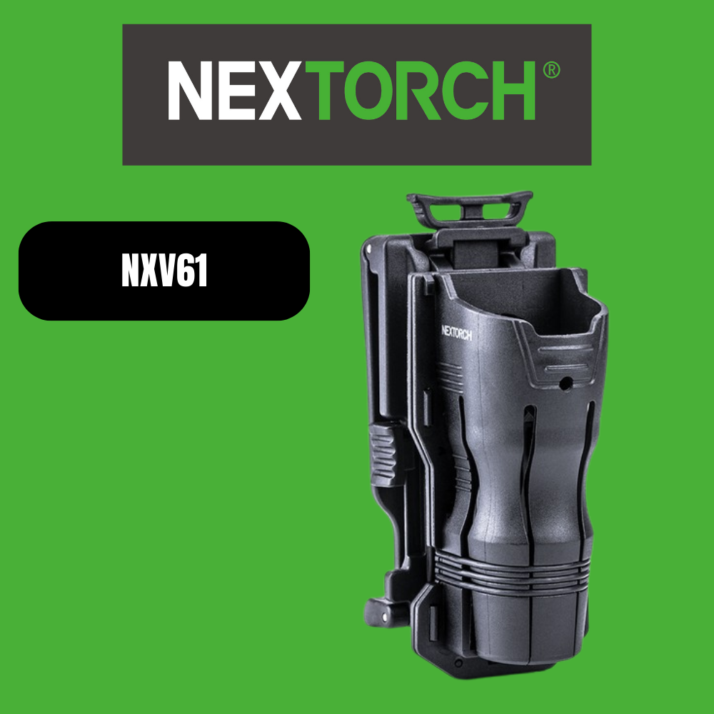 NEXTORCH V61 Flashlight Holster – 360° Rotatable Belt Clip with Width Reduction for TA30, TA15, TA01, and More image 0