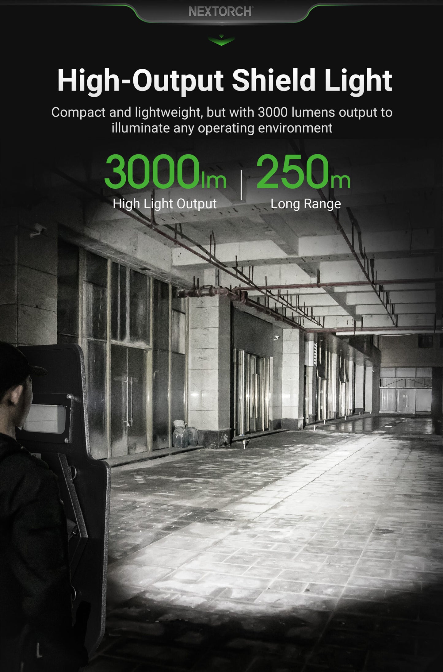 Nextorch P21 4K Focusable Shield Light | High-Powered Tactical LED Flashlight with Adjustable Focus image 2