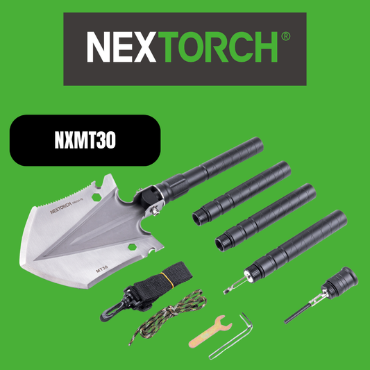 NEXTORCH MT30 Multifunctional Folding Spade – Lightweight, Durable Outdoor Tool with Multiple Features image 0