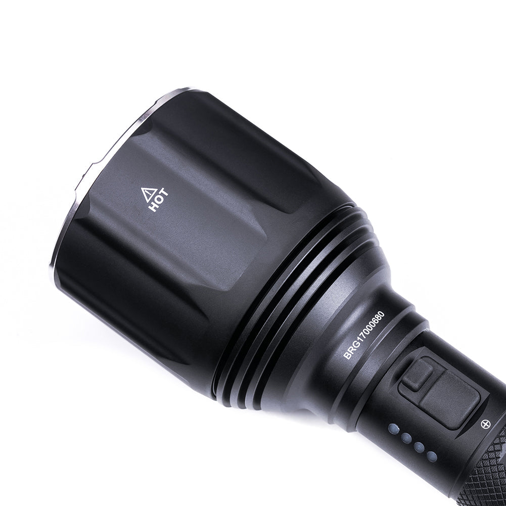 Nextorch P82 Rechargeable Torch Ultra Long Range, Glass Breaker, Battery Indicator, Turbo Mode