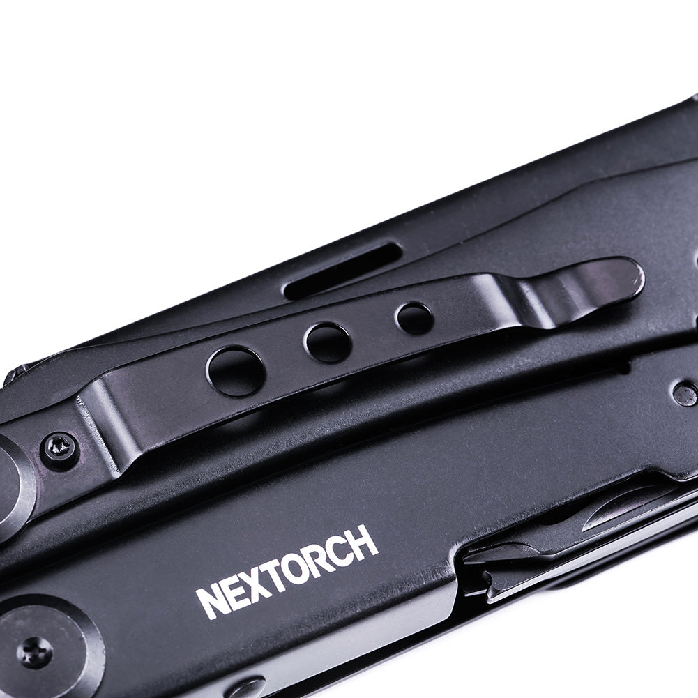 Nextorch MT10 Multi-Tool Replaceable Wire Cutters, Glass Breaker, 16 Functions w/Sheath