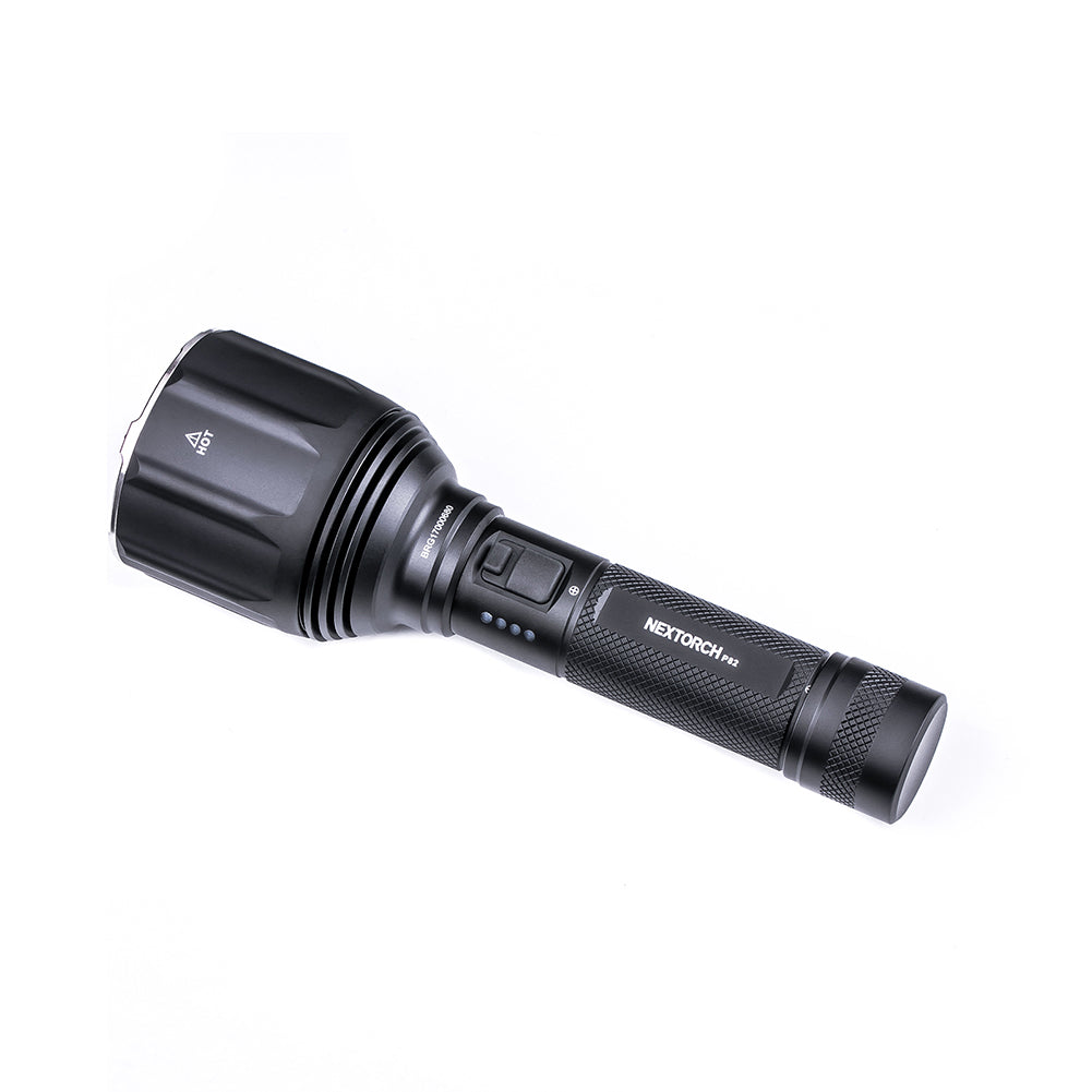 Nextorch P82 Rechargeable Torch Ultra Long Range, Glass Breaker, Battery Indicator, Turbo Mode