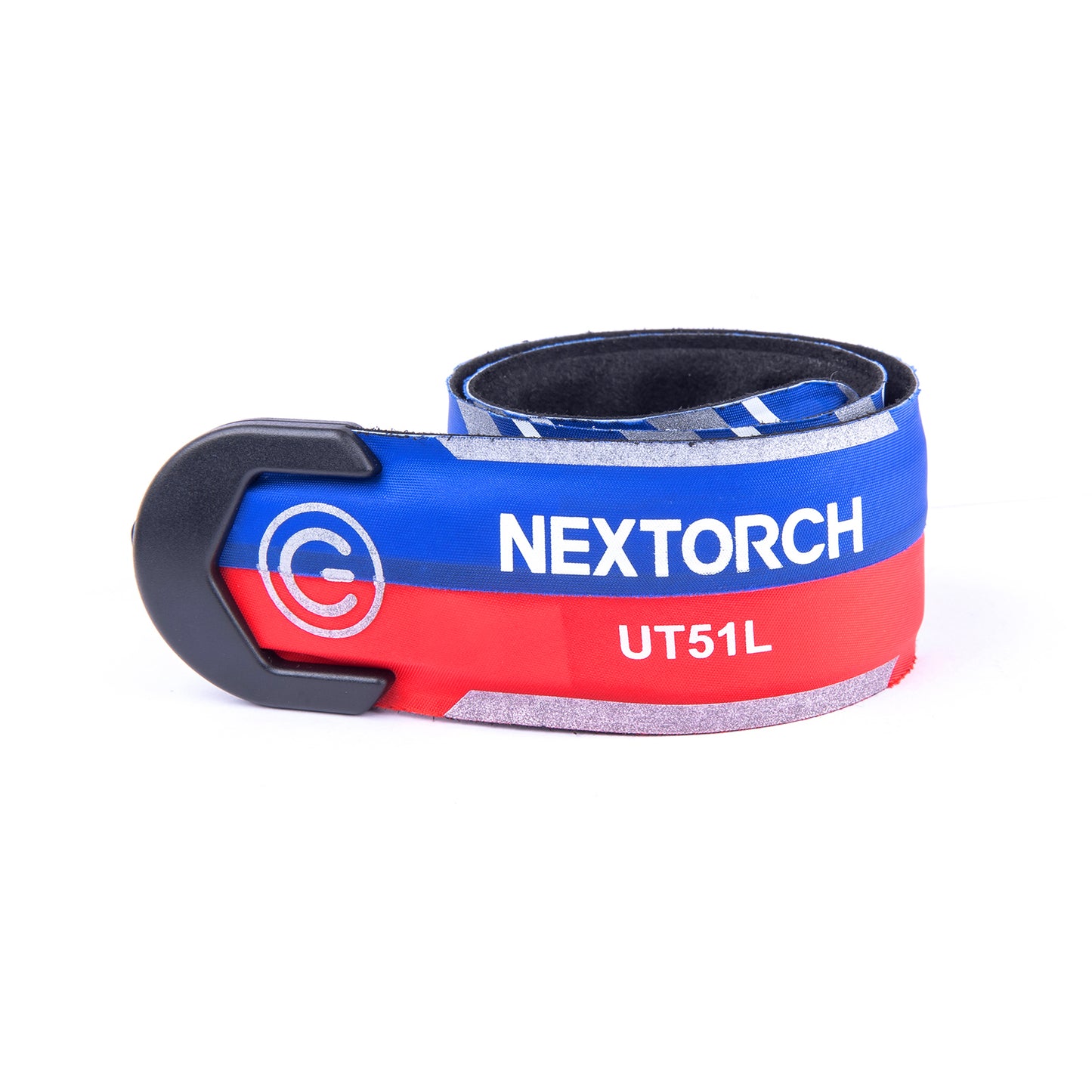 Nextorch UT51L Red/Blue Flashing Warning Bracelet | Rechargeable LED Safety Bracelet for Visibility and Protection image 1