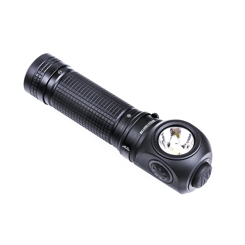 Nextorch P10 Rechargeable Torch Multi-Light Source, Right Angle, Pocket Clip