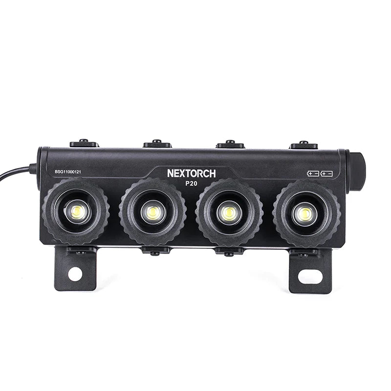 Nextorch P20 4K Gear‑Mounted Focusable Shield Light - CLEARANCE