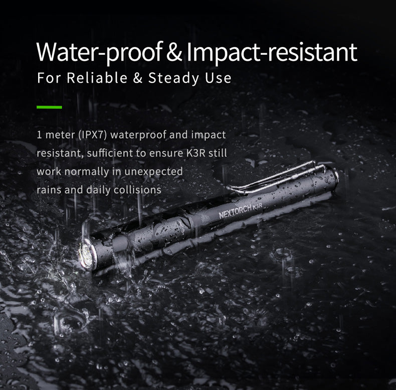 Nextorch Rechargeable Penlight, 350lm, 70m Range - NXK3R image 9