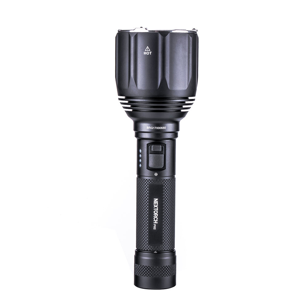 Nextorch P82 Rechargeable Torch Ultra Long Range, Glass Breaker, Battery Indicator, Turbo Mode