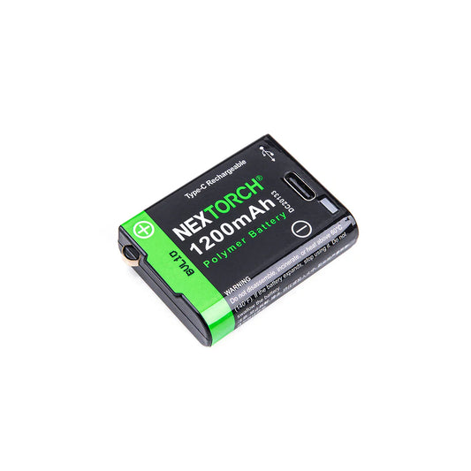 NEXTORCH 1200mAh USB-C Rechargeable Lithium Polymer Battery Pack