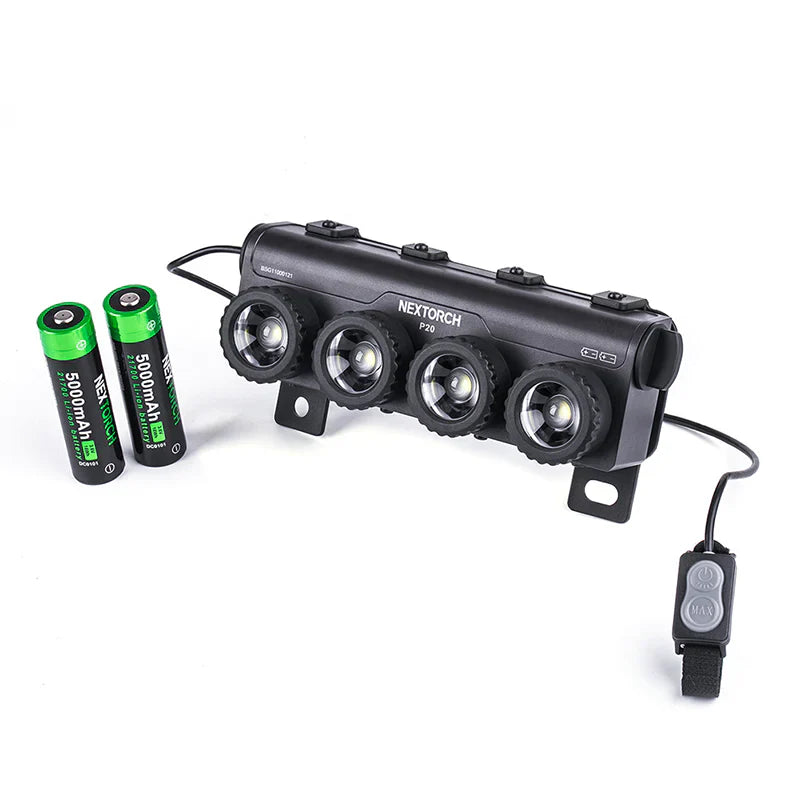 Nextorch P20 4K Gear‑Mounted Focusable Shield Light - CLEARANCE