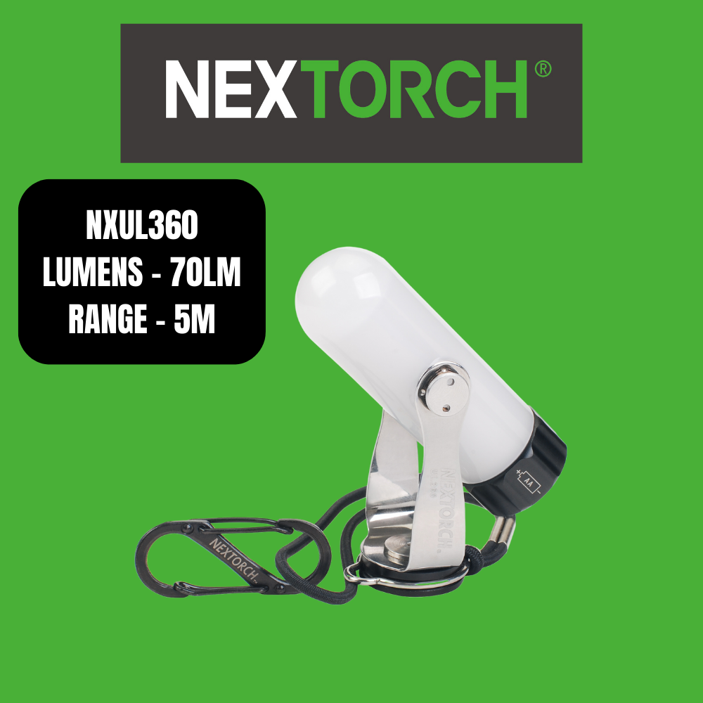 Nextorch Utility Pocket Lantern, Magnetic Bottom Mount, Elastic Strap, Rotates 360, 2 Modes - NXUL360 image 0