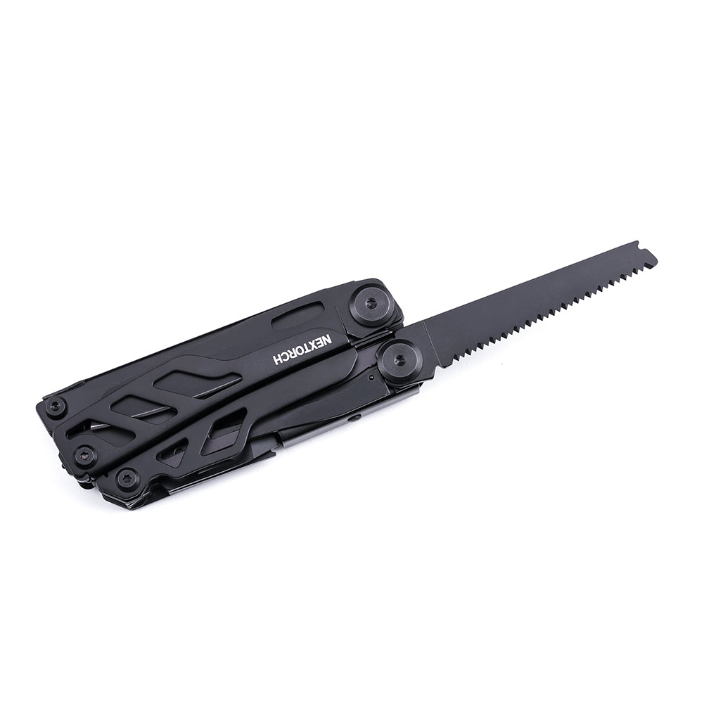 Nextorch MT10 Multi-Tool Replaceable Wire Cutters, Glass Breaker, 16 Functions w/Sheath