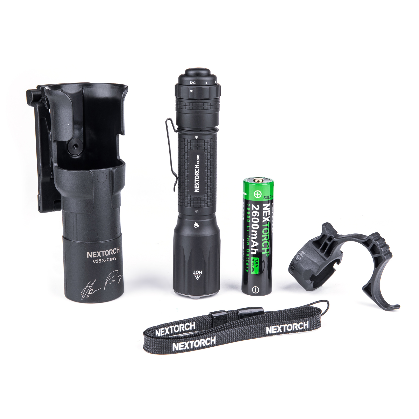 NEXTORCH TA30C Tactical Flashlight Kit – 1600 Lumens with One-Step-Strobe & Magnetic Tailcap image 1