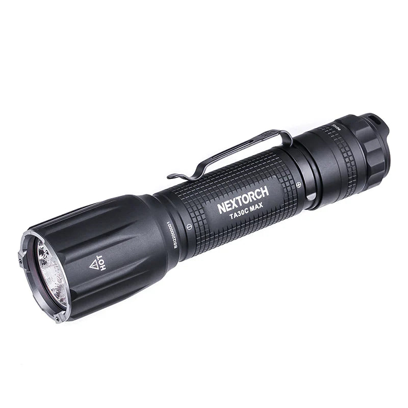 Nextorch TA30CMAX Rechargeable Torch Ultra Bright, Strobe & Metal Tail Switch