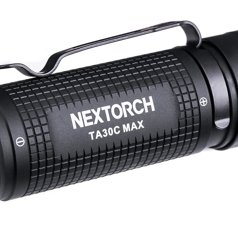 Nextorch TA30CMAX Rechargeable Torch Ultra Bright, Strobe & Metal Tail Switch