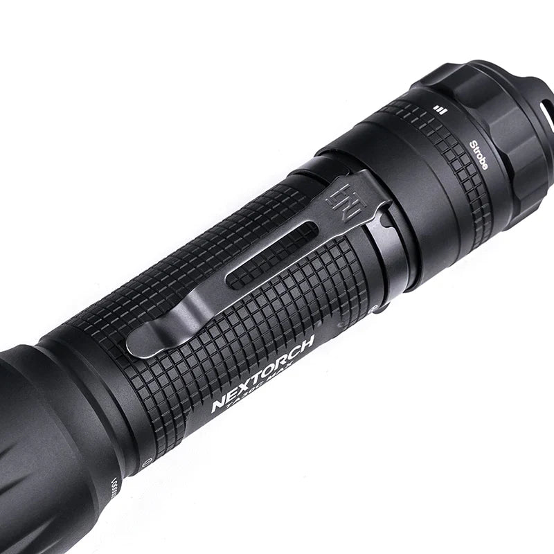 Nextorch TA30CMAX Rechargeable Torch Ultra Bright, Strobe & Metal Tail Switch