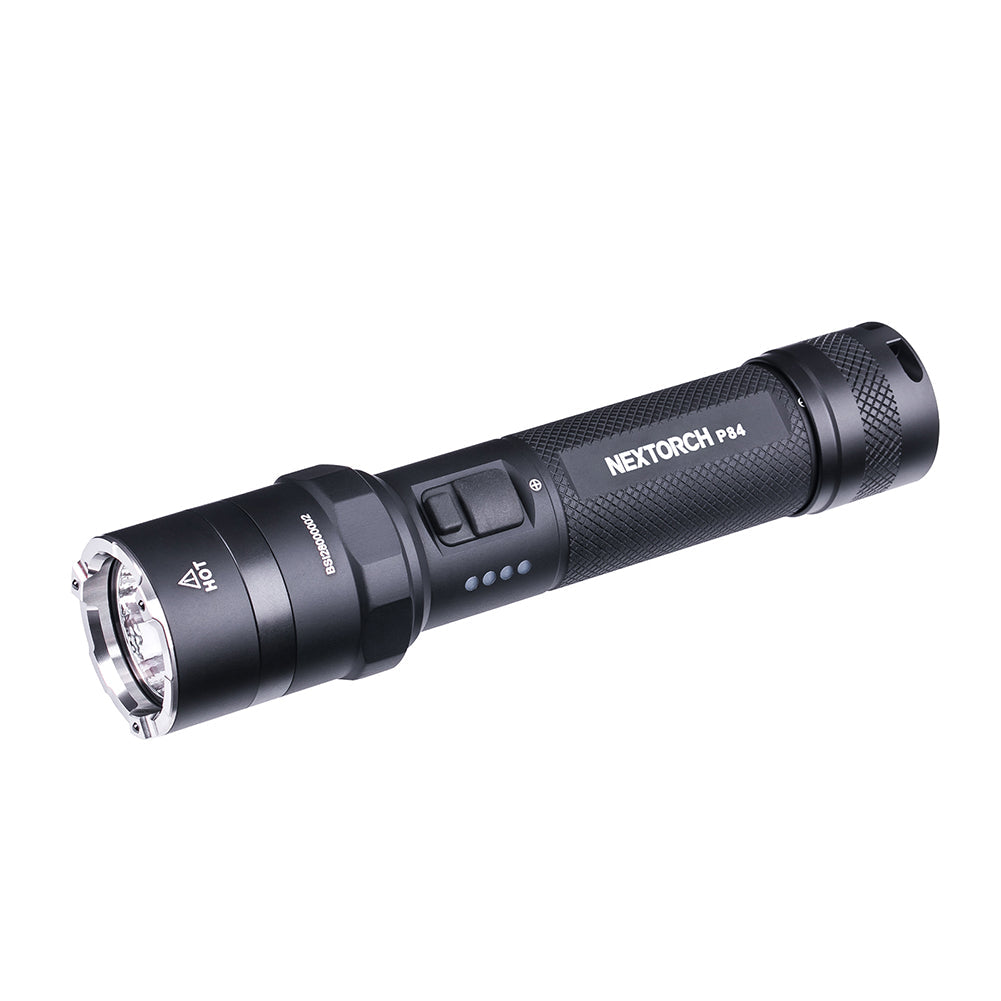 Nextorch P84 Rechargeable Torch, Glass Breaker, Battery Indicator, Turbo Mode, Emergency Signal