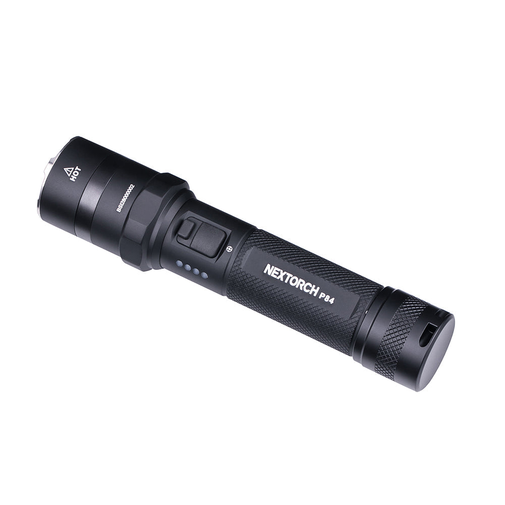 Nextorch P84 Rechargeable Torch, Glass Breaker, Battery Indicator, Turbo Mode, Emergency Signal