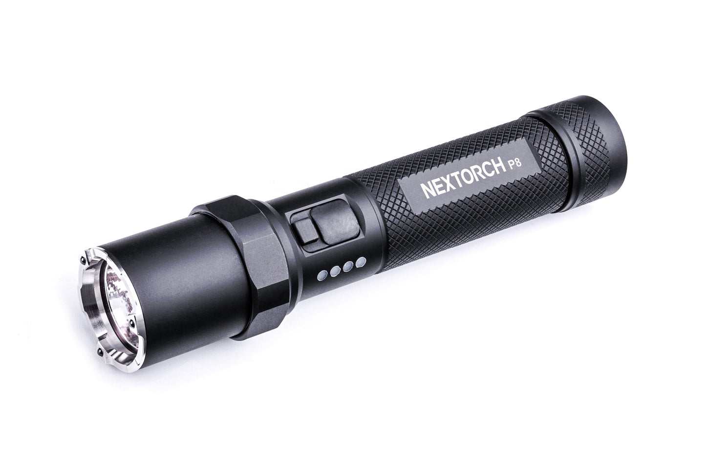 Nextorch P8 P-Series Rechargeable Torch High Output, 5 Modes, Glass Breaker, Power Status Indication, Turbo Mode