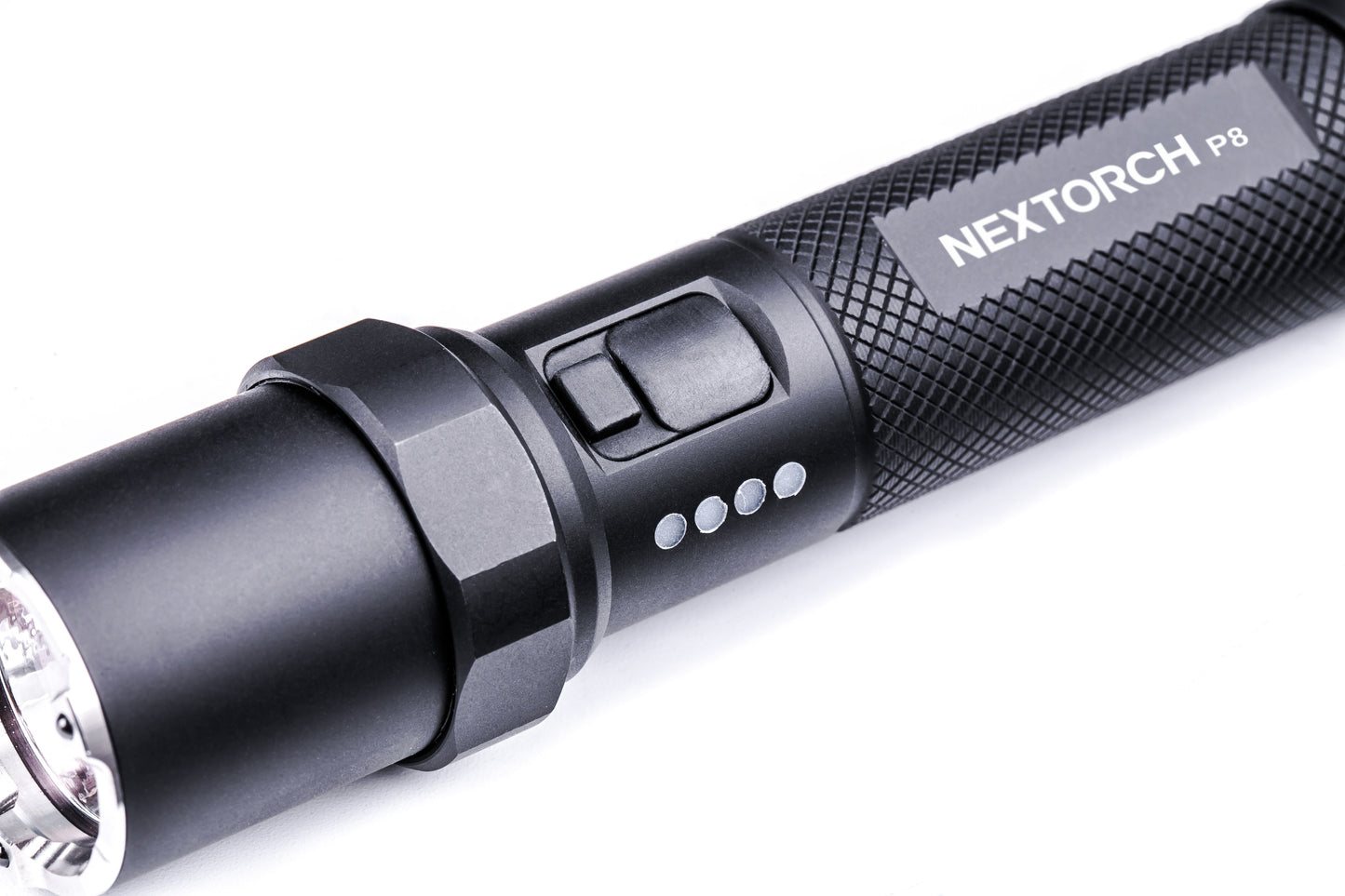 Nextorch P8 P-Series Rechargeable Torch High Output, 5 Modes, Glass Breaker, Power Status Indication, Turbo Mode