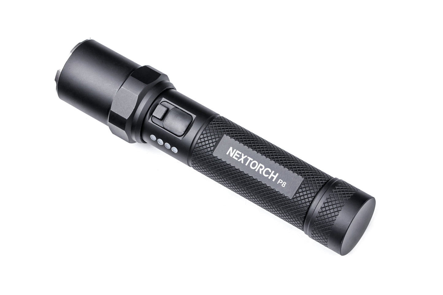 Nextorch P8 P-Series Rechargeable Torch High Output, 5 Modes, Glass Breaker, Power Status Indication, Turbo Mode
