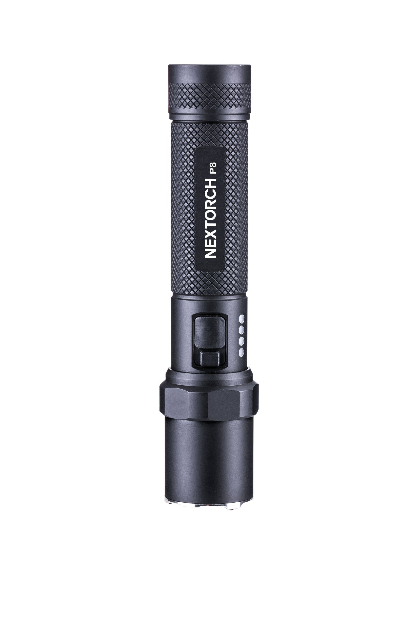 Nextorch P8 P-Series Rechargeable Torch High Output, 5 Modes, Glass Breaker, Power Status Indication, Turbo Mode