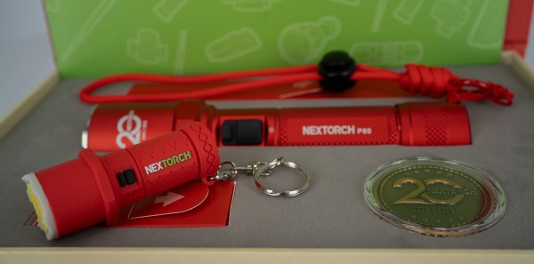 Nextorch P80 20‑Year Anniversary Tactical Flashlight | 2,100 Lumens USB‑C (Limited Edition)