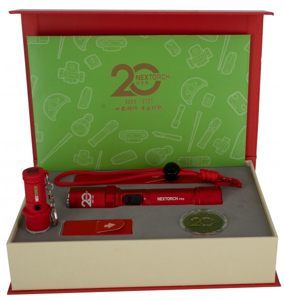 Nextorch P80 20‑Year Anniversary Tactical Flashlight | 2,100 Lumens USB‑C (Limited Edition)