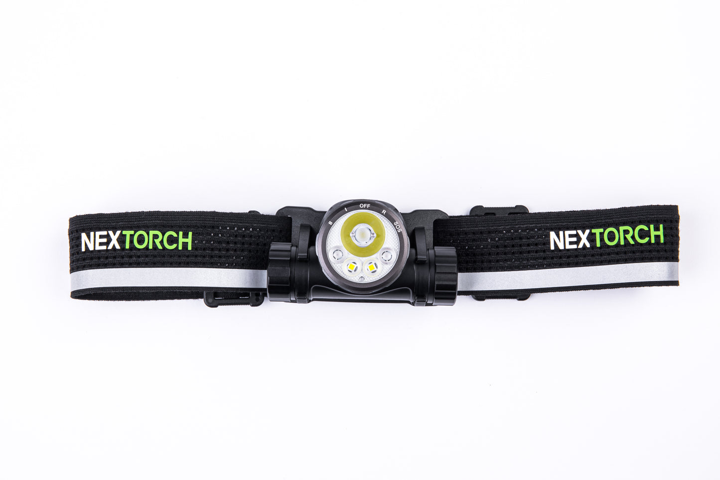 NEXTORCH hiStar 2300 Lumens Headlight, White & Red LED, 18650 + CR123A Battery Compatibility