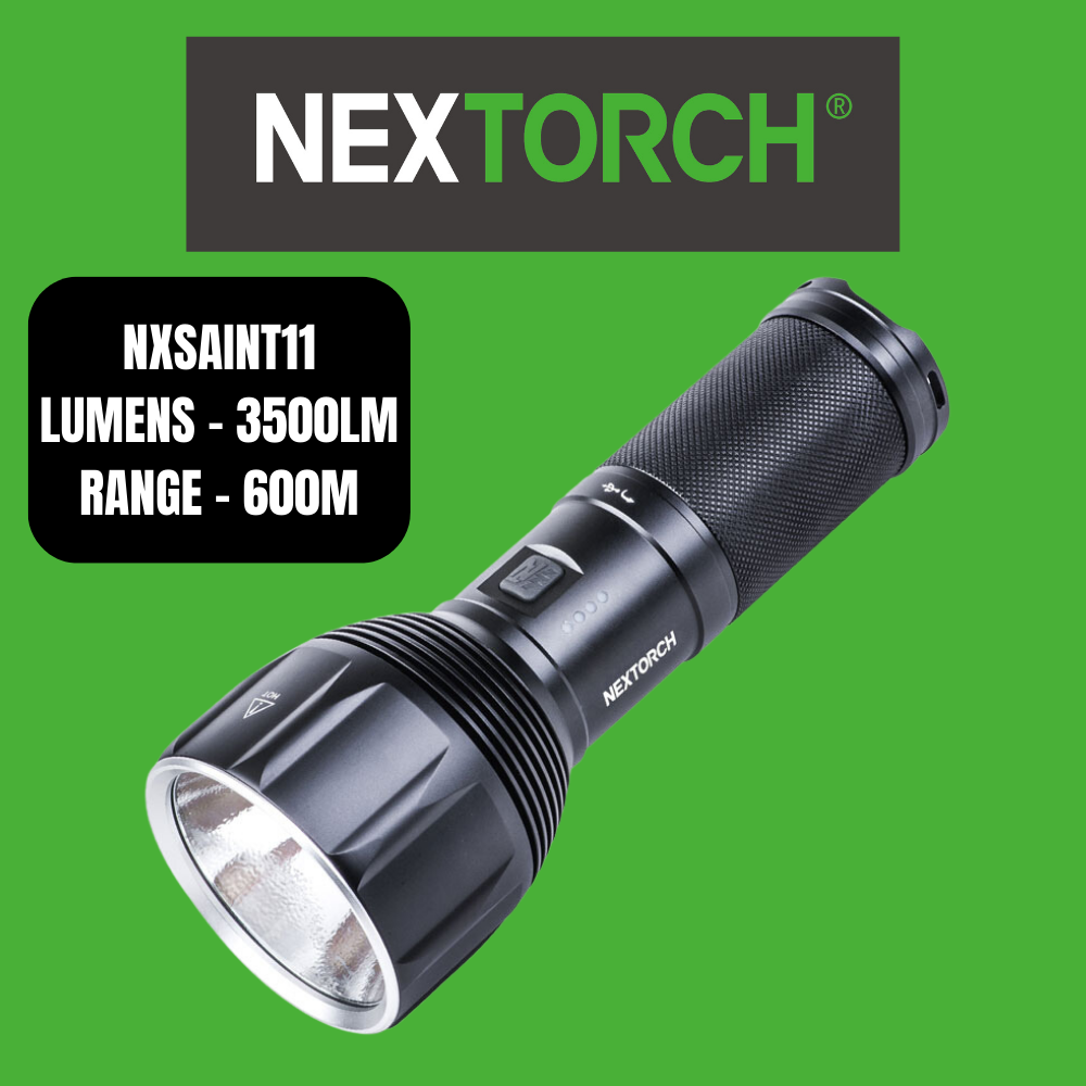 NEXTORCH Saint Torch Rechargeable Searchlight Series – Models 31, 30C, 30 V2, and 11