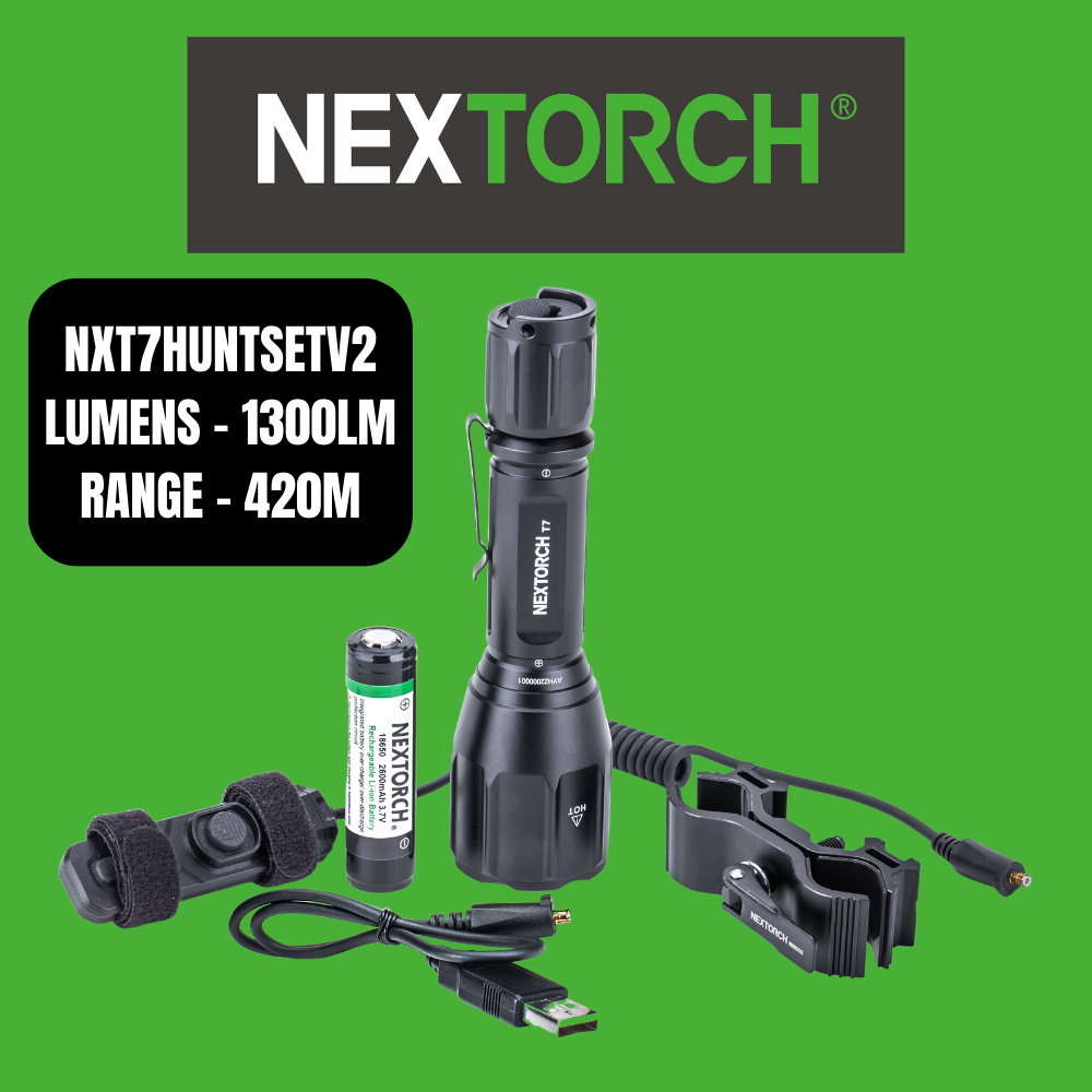 Nextorch Gear‑Mounted Long‑Range Lighting Kit – 7 Modes