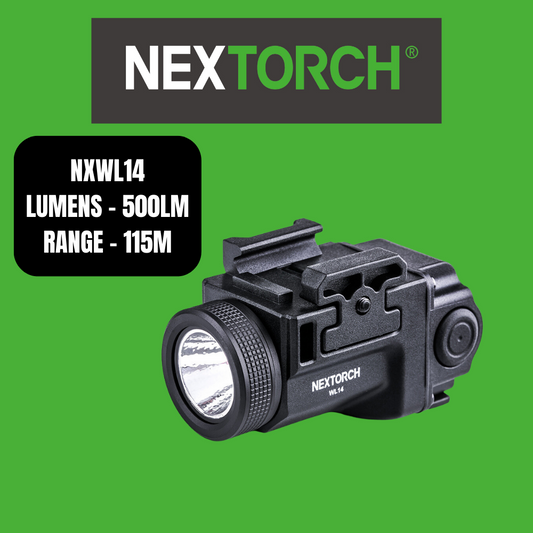 Nextorch WL14 500 Lumen Rechargeable Mini Tactical Light - CLEARANCE