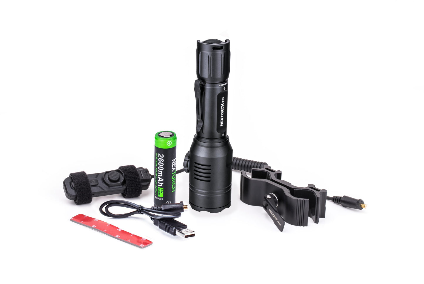 Nextorch Hunting Set Rechargeable Torch, Multi Colour, White/Green/Red LED, 5 Modes Per Colour - NXT53HUNTINGSET image 3