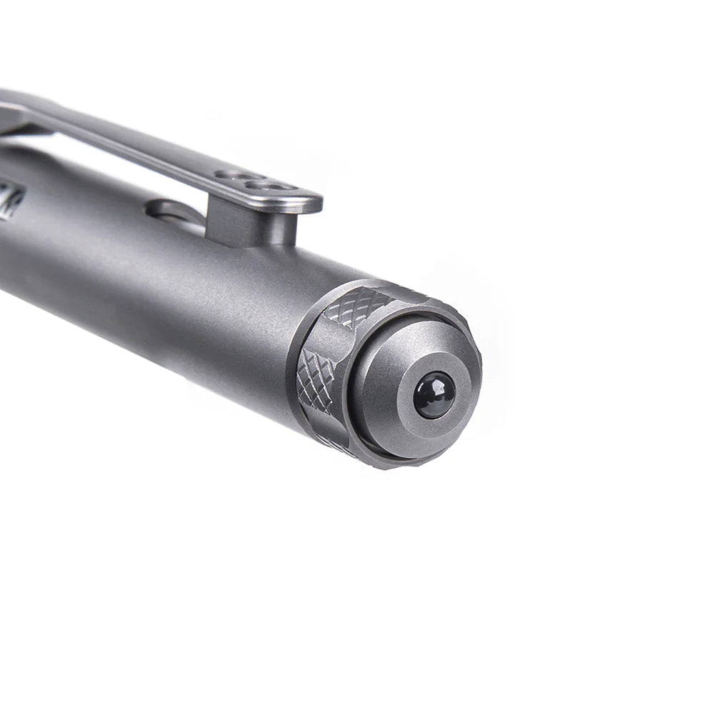 Nextorch Bolt Action Pen, Grade 5 Titanium, Fidget Top - NXNP11Ti image 3
