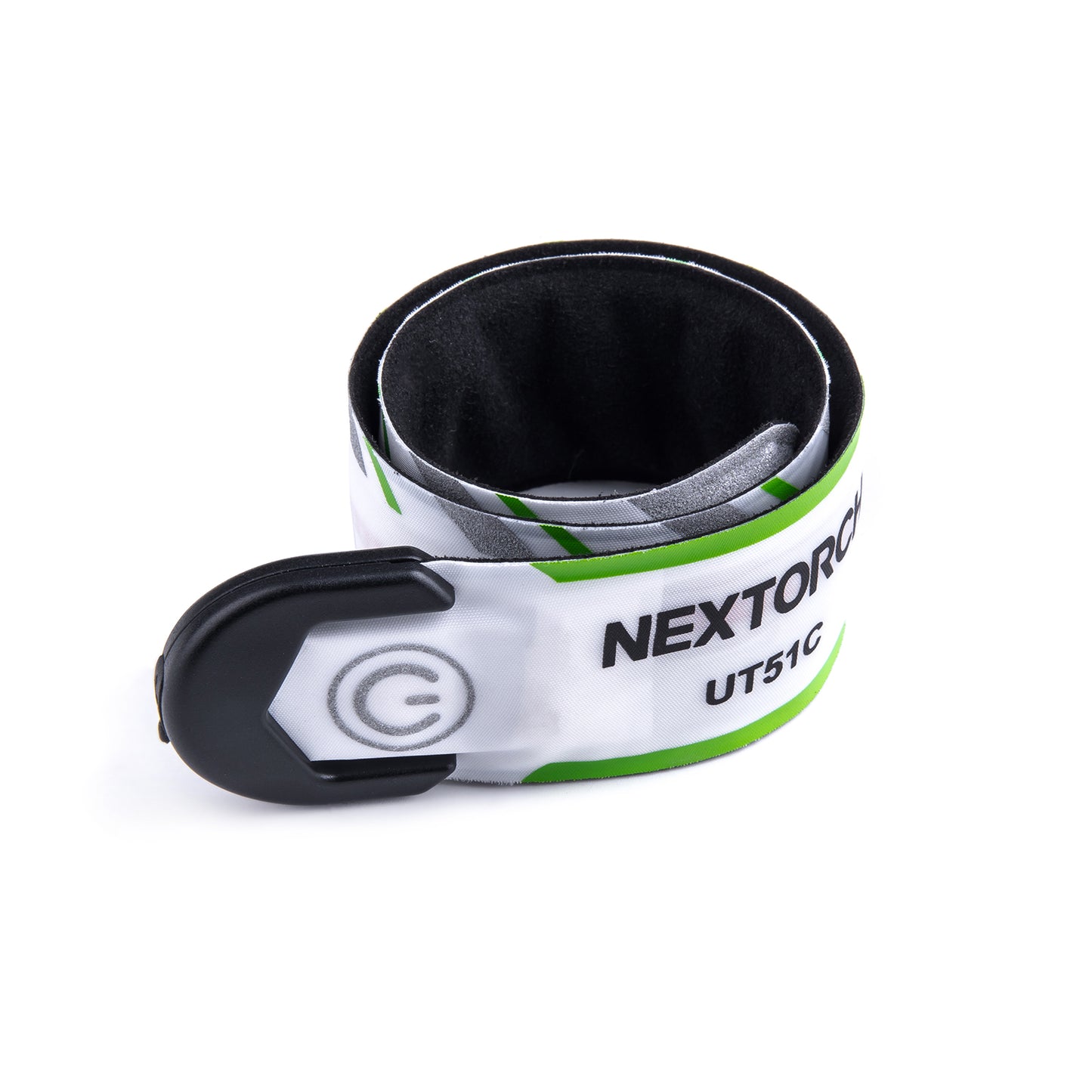 NEXTORCH UT51C Multi-Color Flashing Safety Slap Bracelet – USB-C Rechargeable, 360° Illumination, Waterproof image 1